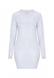 Faina Вязаное платье в бирюзовом цвете