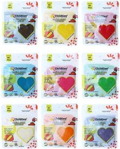 ChildGen, Тесто для лепки натуральное, 9 ЦВЕТОВ, экоупаковка 9 шт., 125 г. Тесто для лепки Re-Fill. Inna marka