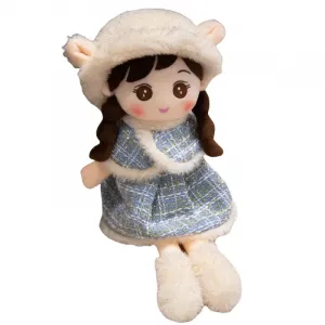 Милые плюшевые куклы в стиле Chanel, высота 45см/60см/70см/80см Mr. Toy, синий