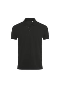 Рубашка поло из пике с короткими рукавами Phoenix SOL'S, черный
