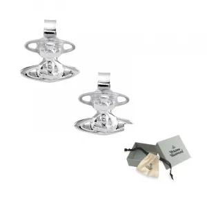 Лондонские серьги с орб-пластиной Vivienne Westwood