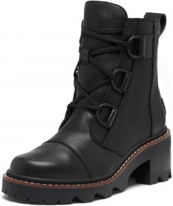 Женские ботинки SOREL Joan Now с кружевами, Black/Black