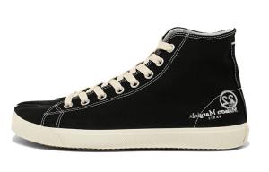 Кеды Maison Margiela Tabi Vandal High, черный / белый