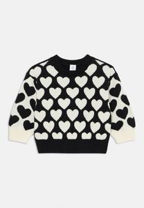 Джемпер GAP BABYGAP INTARSIA SWEATER, Black/White/Black