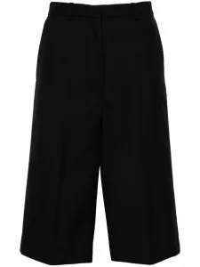 Шорты строгого кроя с заниженной талией Viktor & Rolf, черный