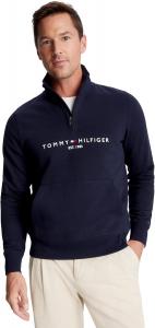 Мужская адаптивная толстовка Tommy Hilfiger с застежкой-молнией на четверть оборота и удлиненным бегунком, Desert Sky Navy