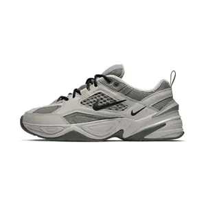 Nike Износостойкие дышащие низкие кроссовки M2K Tekno на массивной подошве унисекс светло-серого цвета