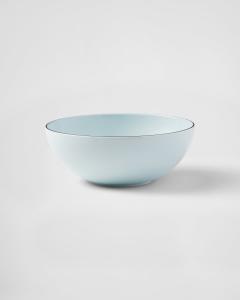 Фарфоровая салатница - цвет селадон Prada, голубой
