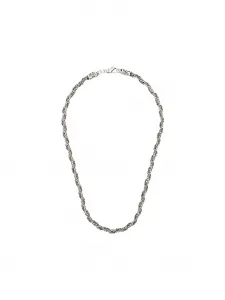 Колье Braided Emanuele Bicocchi, серебяный