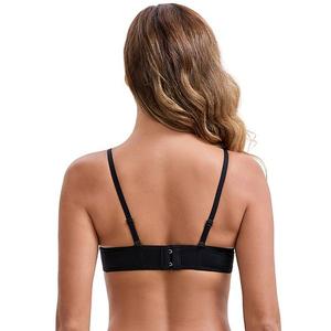 Женский бесшовный треугольный бра без косточек с кружевной отделкой и тонкими бретелями Inspire Chic, Light Green