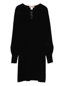 Вязаное платье TWINSET, черный