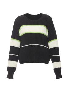 Женский свитер в ЧЕРНОМ, БЕЛОМ, ЛАЙМОВОМ цветах myMo