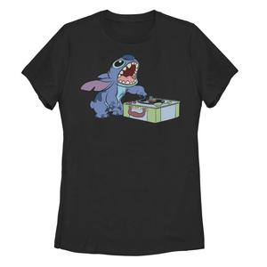Детская футболка с рисунком Disney Lilo & Stitch Record Player Stitch Licensed Character