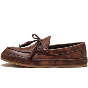 Мужские повседневные кроссовки MATA низкие коричневые