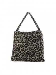 cachecache / Сумка-тоут на одно плечо из твида с леопардовым принтом