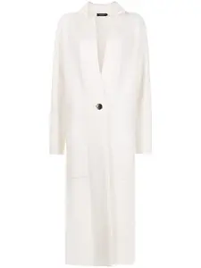 Однобортное пальто Lisa Yang, белый