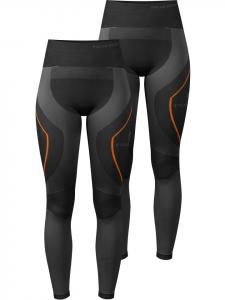 Normani 2 комплекта женского термобелья, длинное горнолыжное белье оранжевого цвета