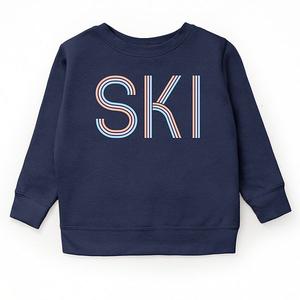 Ski pastel - Молодежный графический свитшот The Juniper Shop, Navy