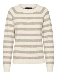Свитер VERO MODA Sweater Doffy, цвет Ecru/Brown