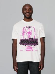 Футболка wat? Apparel T-Shirt Silent, белый