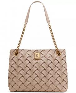 Кожаная сумка-тоут Lafayette Karl Lagerfeld Paris, бежевый