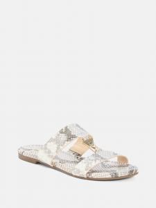 Сандалии Frinn с двумя ремешками Guess Factory, серо-коричневый