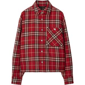 Шерстяная рубашка Burberry, красный