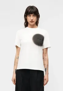 Футболка с принтом Mm6 Maison Margiela, Off White