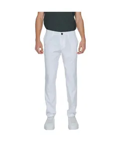 Белые модные брюки Armani Exchange, белый