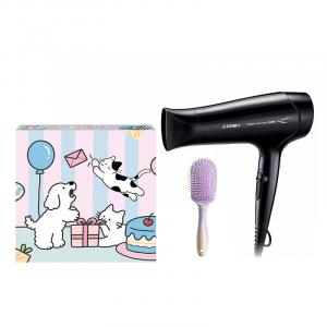 Фен 2200W с отрицательными ионами для ухода за волосами SID, rd2201 черный "shunfa" box