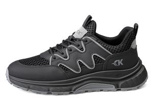 DCK Повседневные туфли мужские низкие, черные/песочные