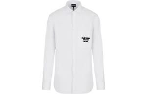 EMPORIO ARMANI Мужская белая рубашка