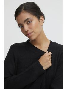 Длинный кардиган Bymirelle 3 - трикотажный, классический крой, черный b. young