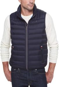 Легкая мужская куртка-пуховик Tommy Hilfiger (стандартная, большая и высокая), Solid Black