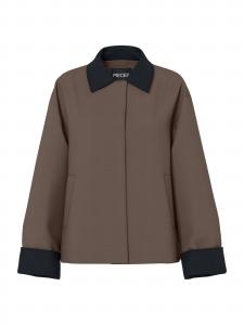 PIECES Куртка межсезонная 'PCJorma' в цвете Brown