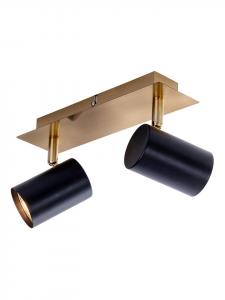 Näve Потолочный светильник "Фрида" в черно-золотом исполнении - (Д)24 x (Ш)7 см