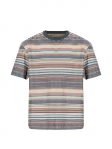 Полосатая футболка Paul Smith, серый