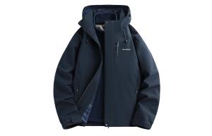 Mulinsen Женская куртка абрикосовая, Dark Blue (with Liner) 3-in-1