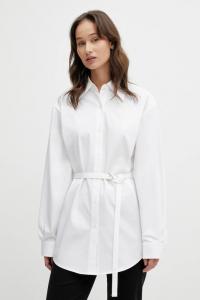 Хлопковая рубашка eyane HUGO, белый