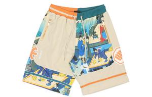 Спортивная баскетбольная коллекция баскетбольные шорты мужские многоцветные Lining, цвет Multicolor