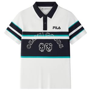 Polo от YUANTIANZHI,LIANMINGKUAN стандартный FILA KIDS, белый
