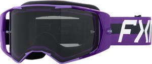 Мотоциклетные очки FXR factory ride, White/Purple
