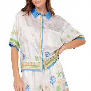 Санди принтованная рубашка в мультиколоре Current air