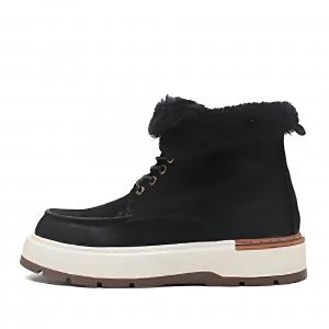 Ботинки Warm Height Increasing Wear-Resistant Slip-Resistant Crew Snow Boots Men's Devanro, Black