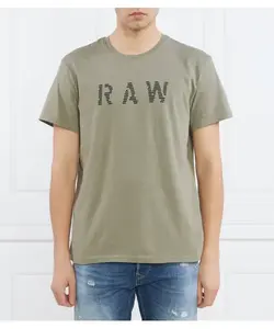 Футболка raw rt Regular fit G-Star Raw, зеленый