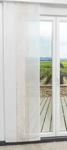 Раздвижная штора "Kringelspiel" бледно-коричневого цвета, размер (Ш x В) 60 x 245 см Lysel