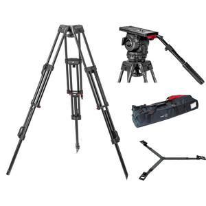 Головная система Sachtler Video 18 S2 с алюминиевым штативом ENG 2D и наземной растяжкой