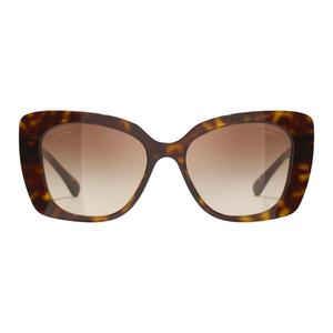 CHANEL Металлическая оправа для очков с кристаллами в виде бабочки унисекс черепахового цвета, Tortoiseshell