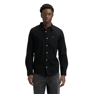 Рубашка с длинным рукавом Lee 112376555 стандартного кроя, черный
