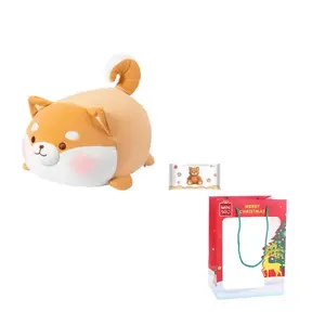 B BO Piglet, мультяшная кукла-плюш с боковой подушкой для ног, высота 14 см MINISO, Fun A Chai+Cleaning Wet Tissue